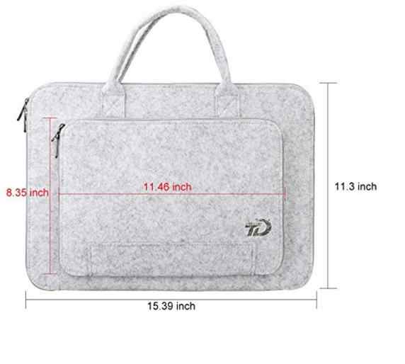 Best Fancy Soft Luggage Polyester Trolley Computer Organizer case Travel Men Women Felt Business Sling Laptop Bag with Charger