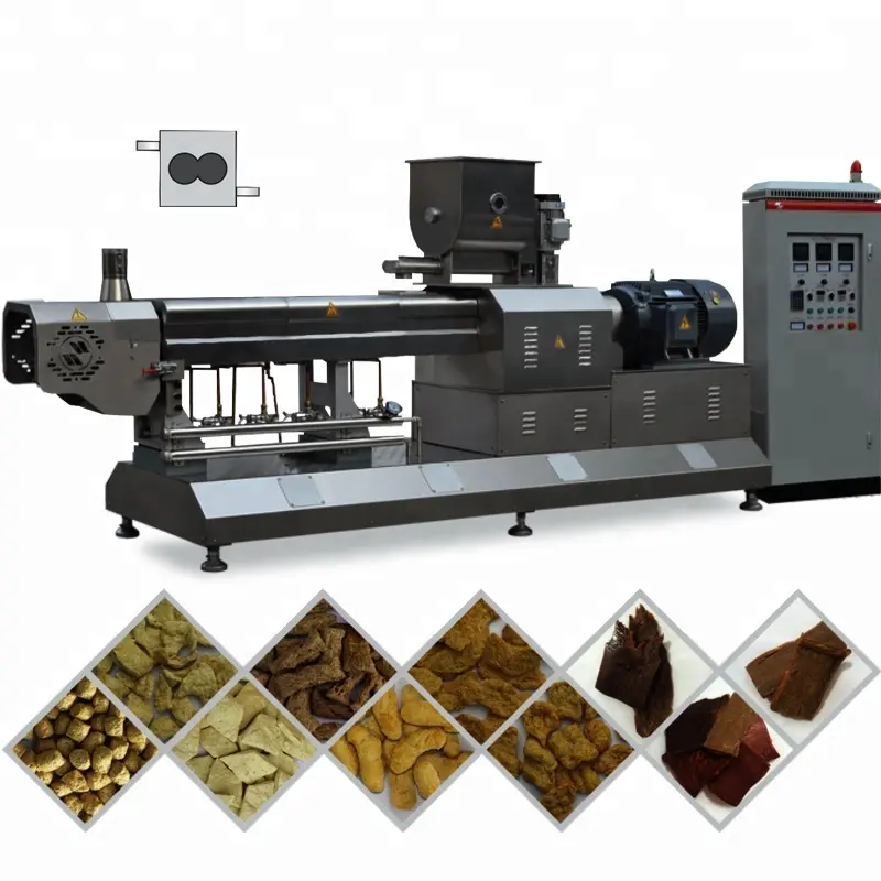 Máquina de preparação de alimentos texturizada, vegetariana, proteína de soja e soya