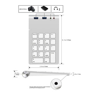 Personalizado de alta calidad USB teclado numérico del teclado numérico con CE FCC ROHS - Product Image 2
