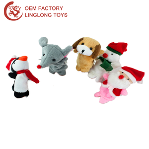 10pcs 1 bộ phim hoạt hình động vật 12 Zodiac mini sang trọng con rối ngón tay giáo dục thực tế ảo thuật hiển thị đạo cụ ventriloquism đồ chơi cho - Product Image 5