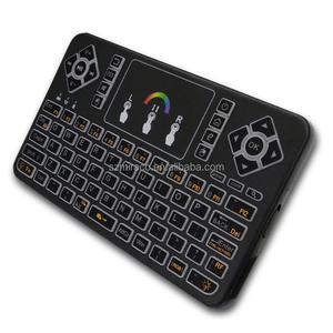 Q9带有迷你键盘遥控器的彩色背光智能空中鼠标 - Product Image 2