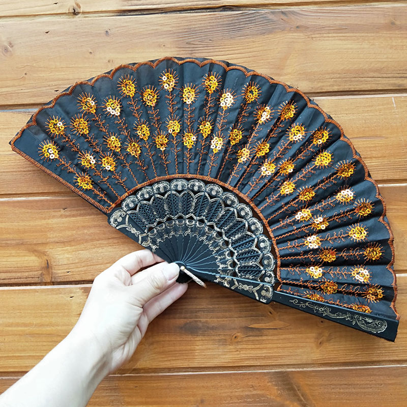 Ribsblack negro tela + diseño naranja