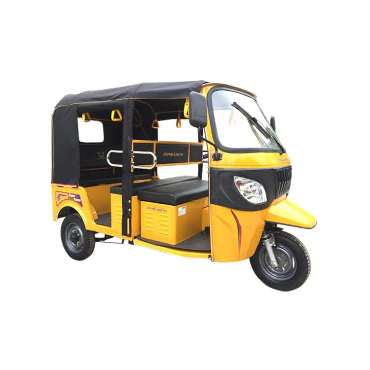Zongshen 200CC 6 пассажиров моторизованный шаровой 3 wheeler тук-Бензин bajaj авто рикша цена изображение