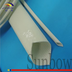 Vật liệu cách nhiệt ul được liệt kê chống cháy dây cách điện linh hoạt Silicone tráng sợi thủy tinh tay áo - Product Image 6