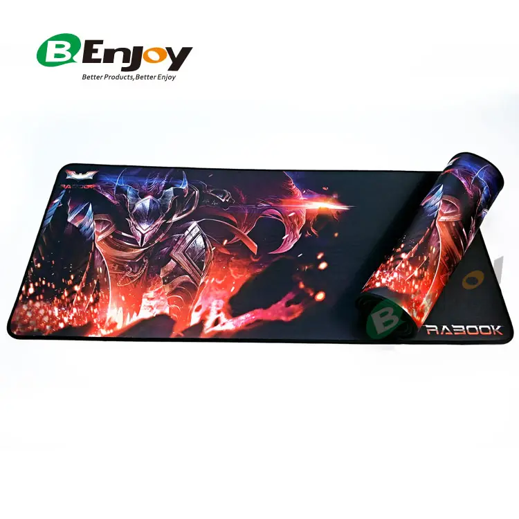 Tapete personalizado de neoprene, tapete de mouse estampado colorido grande de poliéster xl xxl antiderrapante de borracha para jogos de mesa