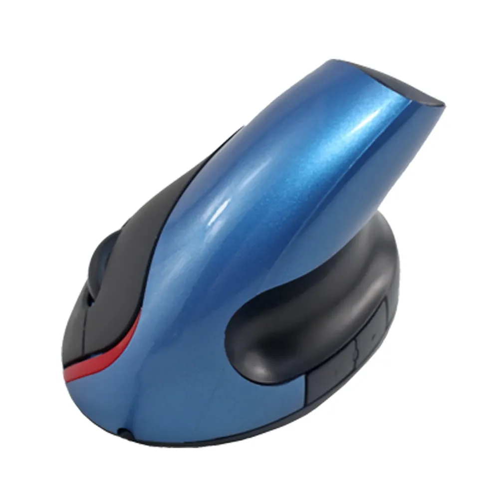 Delux — souris verticale ergonomique sans fil S6 2.4G, 1000 / 1200/1600DPI, accessoires pour ordinateur portable, batterie Rechargeable avec 5 boutons
