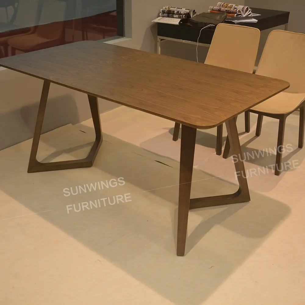 Tabelas e cadeiras de restaurante de madeira chinesa feitas de cinza sólida sala de jantar conjunto de mesa moderno