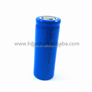 Toptan düz üst echargeable li-ion pil <span class=keywords><strong>ICR18490</strong></span>/18500 3.7 v 1400 mah lityum iyon pil için elektronik araçları