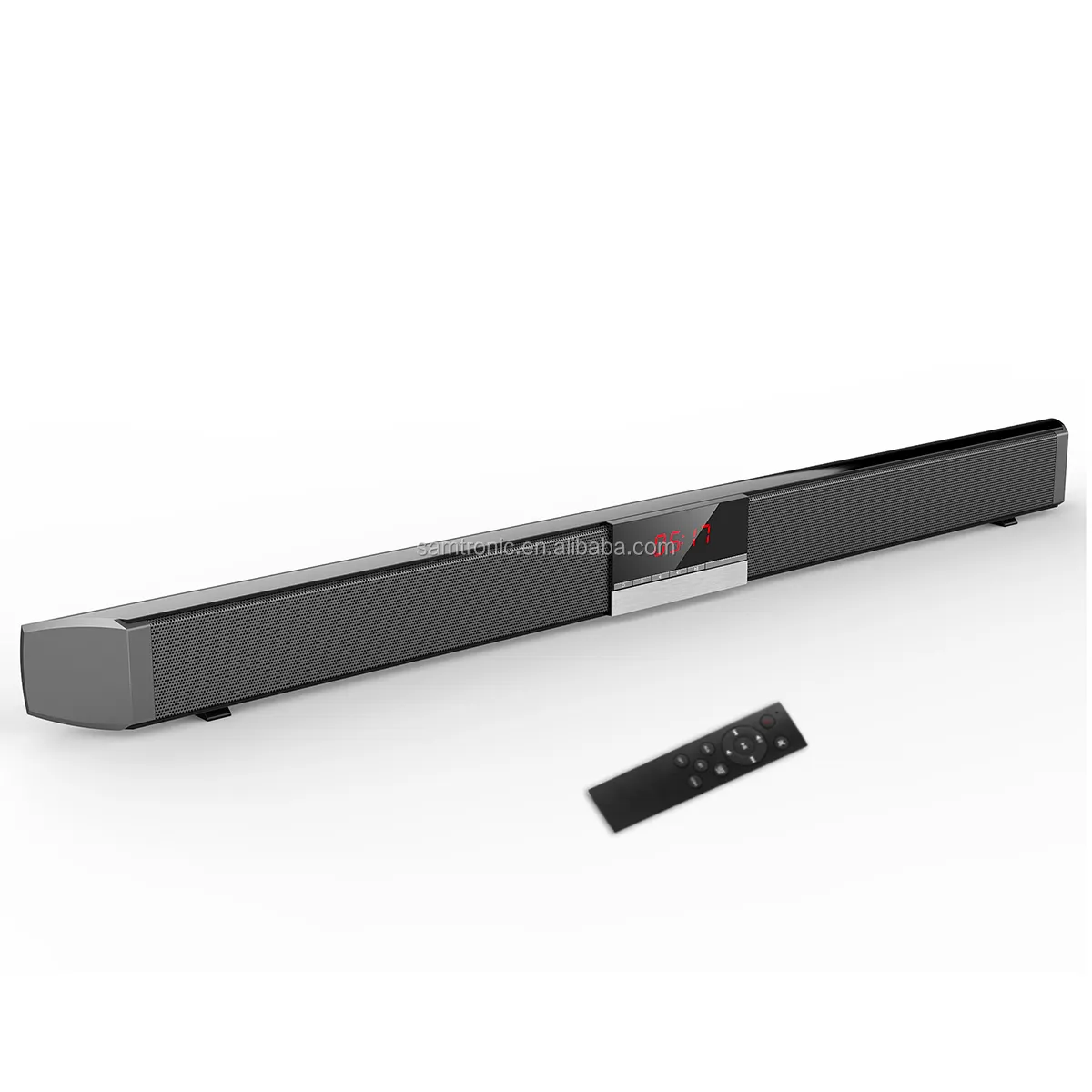 Barra de sonido con Subwoofer incorporado, barras de sonido BT inalámbricas y con cable, para cine en casa, sonido envolvente, 34 pulgadas, 40 W, 4,0 canales