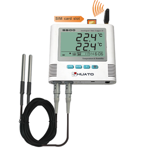 Gprs pantalla Lcd remodelado Tiempo real GSM alarma doble temperatura registrador de datos con 3 metros cable del sensor - Product Image 3