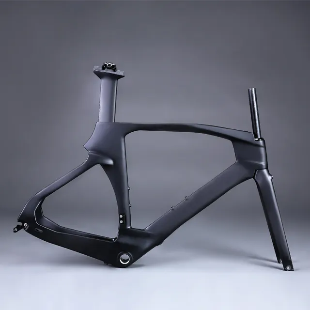 Hongfu ผู้ขายที่ดีที่สุดซ่อนสายการออกแบบ OEM คาร์บอนไฟเบอร์ Tt Bike 700 * 25C จักรยาน FM018