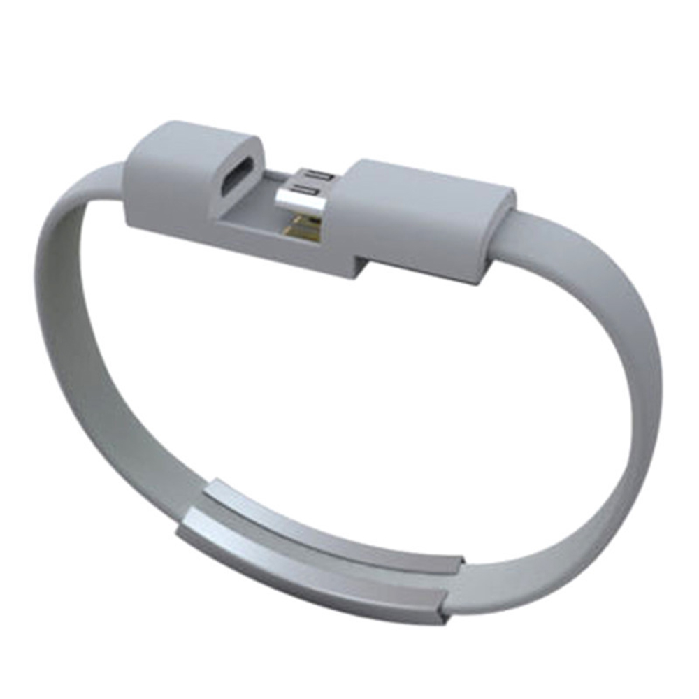 Grey usb A -type c opp bag