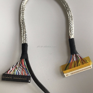 FI-S30S 51pin LVDS cabo do chicote de fios com anel-tipo terminal