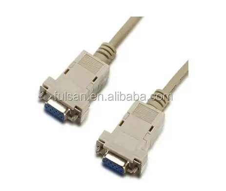 Cable serie de módem nulo dB9 hembra a hembra RS232