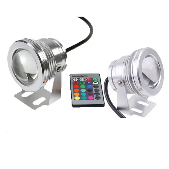 IP68 10W RGB 12V IP68 Nổi Dưới Nước Đèn LED Pond Cho Bồn Tắm Nước Nóng, Đài Phun Nước, Disco Pool Party Pond Trang Trí