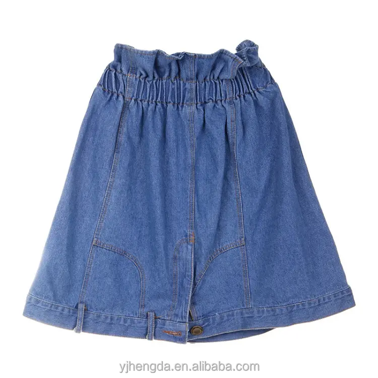 Fardos de roupa usada de longo curto separado Senhoras jean denim saia de verão da menina