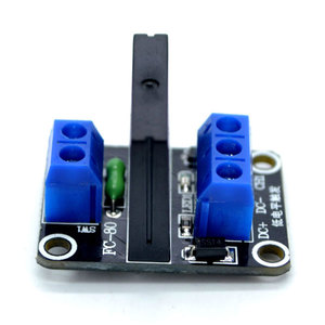 DC 5V 1 Kanal Low Level Trigger Halbleiter relais Modul platine mit resistiver Sicherung 240V 2A 1-Wege-Halbleiterrelais - Product Image 3