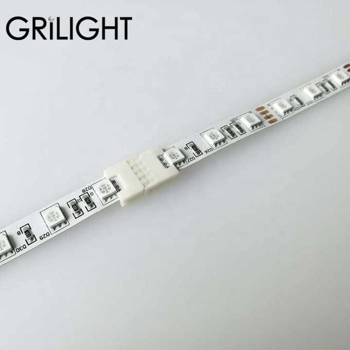 Marke neue solderless led streifen stecker dc 4 pin rgb led streifen verbinden kabel led streifen anschluss