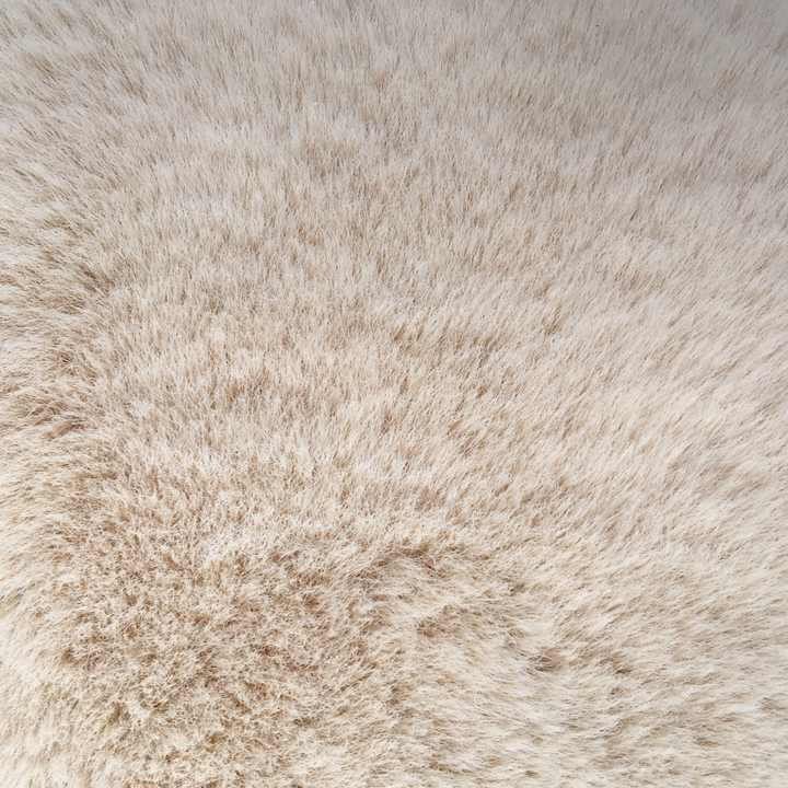 Faux Rabbit Fur Ultra Soft Pile Washable Anti-skid Accent Rug