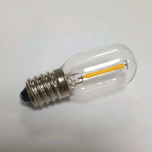 E12 E14 <span class=keywords><strong>LED</strong></span> 1 W 2 W küçük mini buzdolabı açık boru şeklindeki filament <span class=keywords><strong>LED</strong></span> ampul <span class=keywords><strong>T18</strong></span> T20 T22