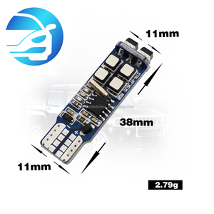 ไฟรถยนต์ LED W5W T10จากโรงงาน F2WORLD หลอดไฟ LED RGB พร้อมรีโมทควบคุม194 168โคมไฟ LED กระพริบ501ไฟอ่านหนังสือ - Product Image 3