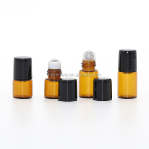 2ml 3/<strong>4</strong> Dram Glass Vials <strong>Perfume</strong> Roll on Container Empty Glass Roller Bottle