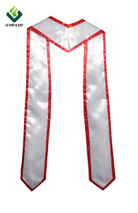Satin Graduation Regular Stoles/<strong>Sashes</strong> Wholesale With Rim - Product Image 4