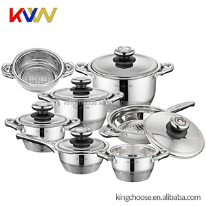 2018 New Design <strong>12</strong> Pieces Cookware <strong>Set</strong> Acier Inoxydable Batterie De Cuisine - Product Image 3