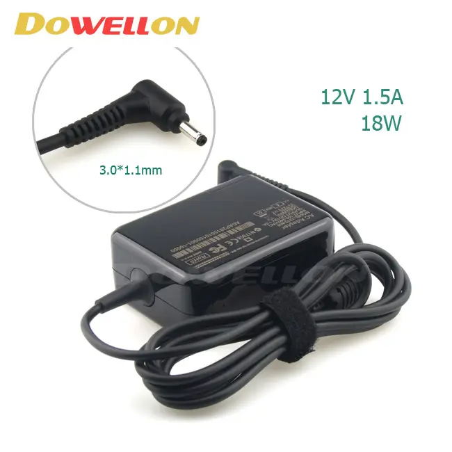 Dinding AC Adaptor Charger 18W 12V 1.5A untuk ACER Iconia Tablet A100 A200 A210 A500 A501 W3 W3-810 ADP-18TB C Ak.018ap.027 Dowellon