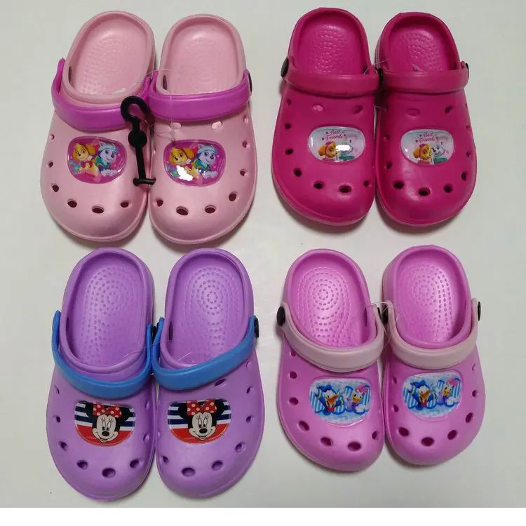 rejected order clearance stocks lots kids clogs for children
