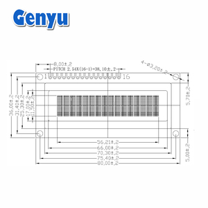 16 characters 2 line monochrome 16x2 <strong>display</strong> 1602 <strong>lcd</strong> <strong>lcd1602</strong> <strong>lcd</strong> <strong>module</strong> Genyu for for and instrument - Product Image 6