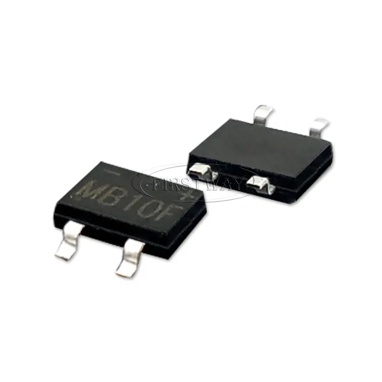 Rectificador de puente SMD SOP4, puente de diodo de 0.5A/0.8A 1000V MB10F SOP-4