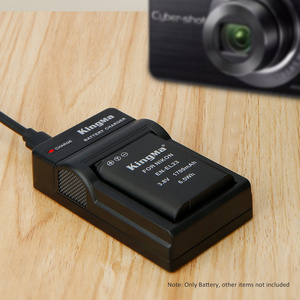 Nikon <span class=keywords><strong>D3100</strong></span> <span class=keywords><strong>D3200</strong></span> 3300 D3400D5100バッテリー用Kingma充電式リチウムイオンバッテリーEN-EL23