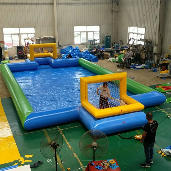 10 years factory directly sell inflatable soccer ball pitch inflatable football field soccer training equipment set