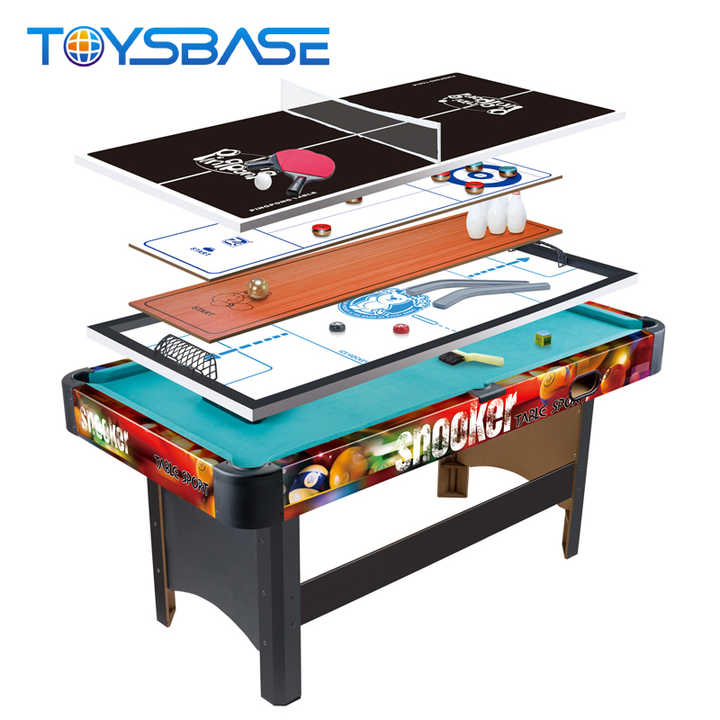 Most Popular Plastic Football Toy 5 in 1 Multi Game Table