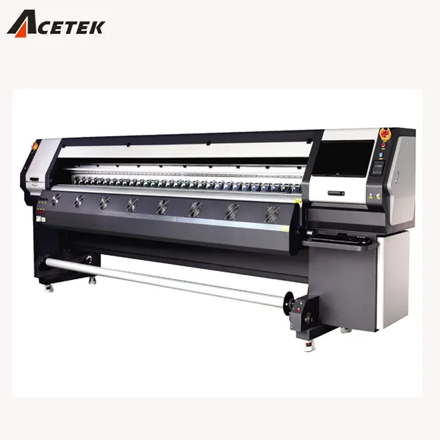 Acetek konica 512i-30pl stampa solvente flex stampante plotter 3.2m