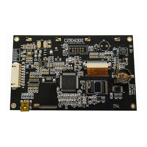 Módulo de pantalla LCD TFT de 4,3 pulgadas con panel táctil resistivo compatible con módulos LCD de puerto serie RS232 y RS485 TTL