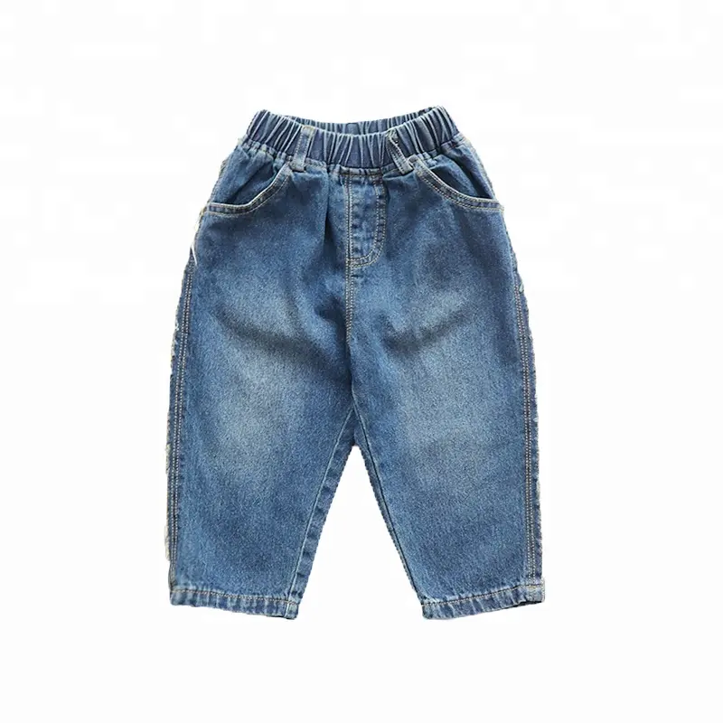 Enfants en gros pas cher prix coton jeans pantalon