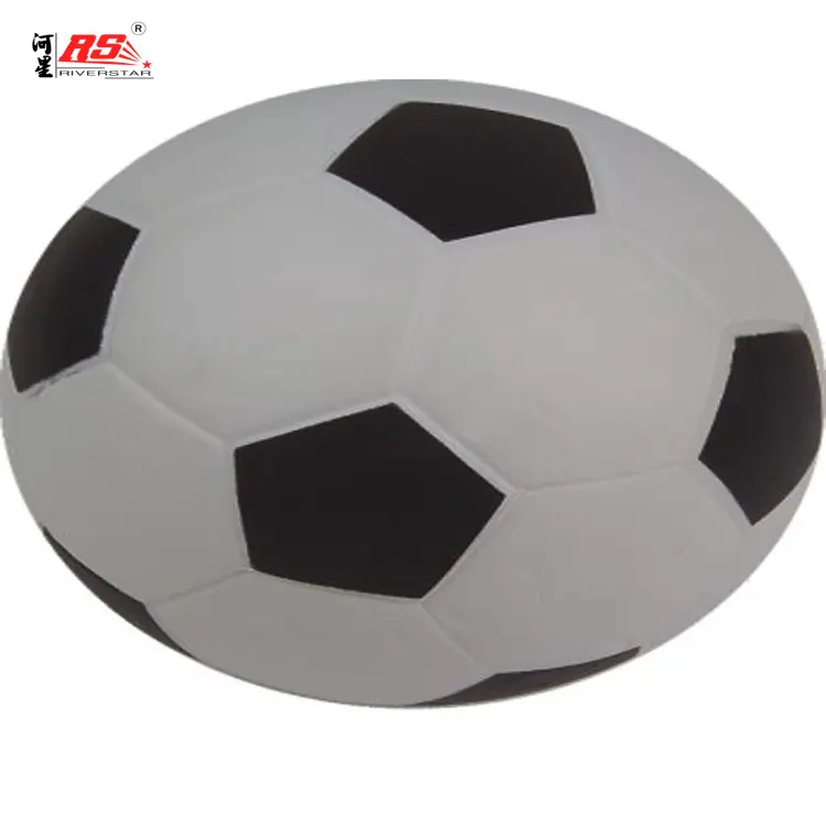 طباعة شعار مخصص وحجم عالي الجودة قابل للعصر إعادة ترتد كرة القدم للأطفال لعب الأطفال بو رغوة لينة لعبة كرات