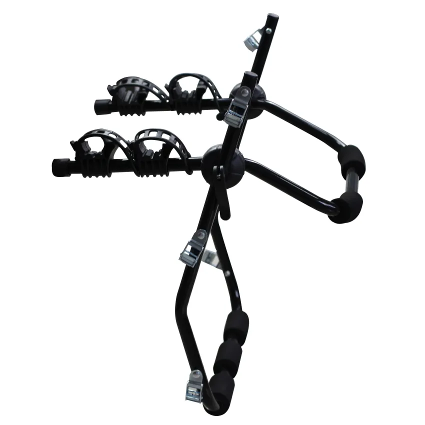 Rack traseiro universal de bicicleta, de aço de alta qualidade, para estacionamento de bicicleta