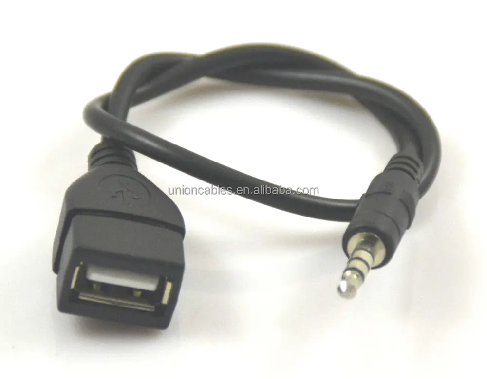 New 1メートルSync 3.5ミリメートルMale AUX Auxiliary Audio Plug JackにUSB Cord Converter Cable