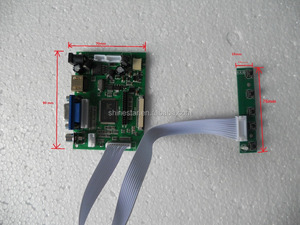 Pantalla de monitor LCD de 10,1 pulgadas sin marco DIY con soporte VGA puertos de entrada HD AV para PC Car POS sin marco - Product Image 4