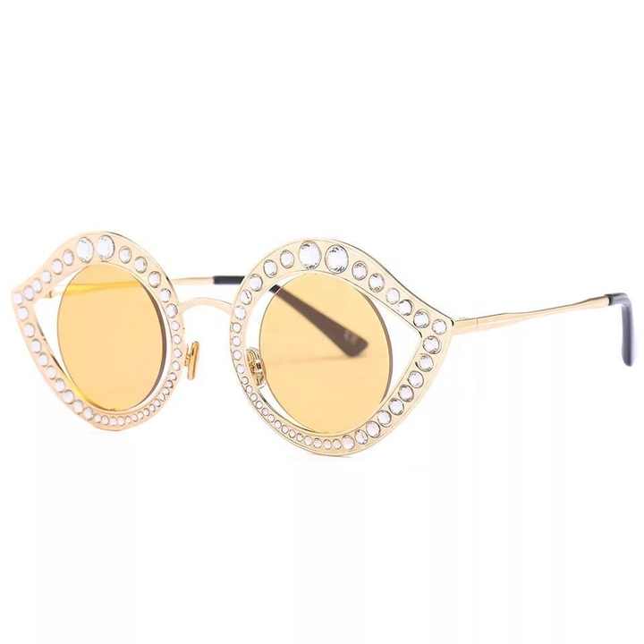 Lunettes de soleil unisexe en acier inoxydable, mode rétro, alliage populaire sur la rue, collection 2021