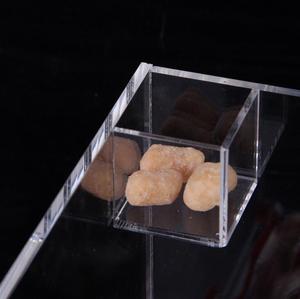 Caja rectangular de cubo acrílico transparente, contenedor con tapas bisagras para pilas - Product Image 4