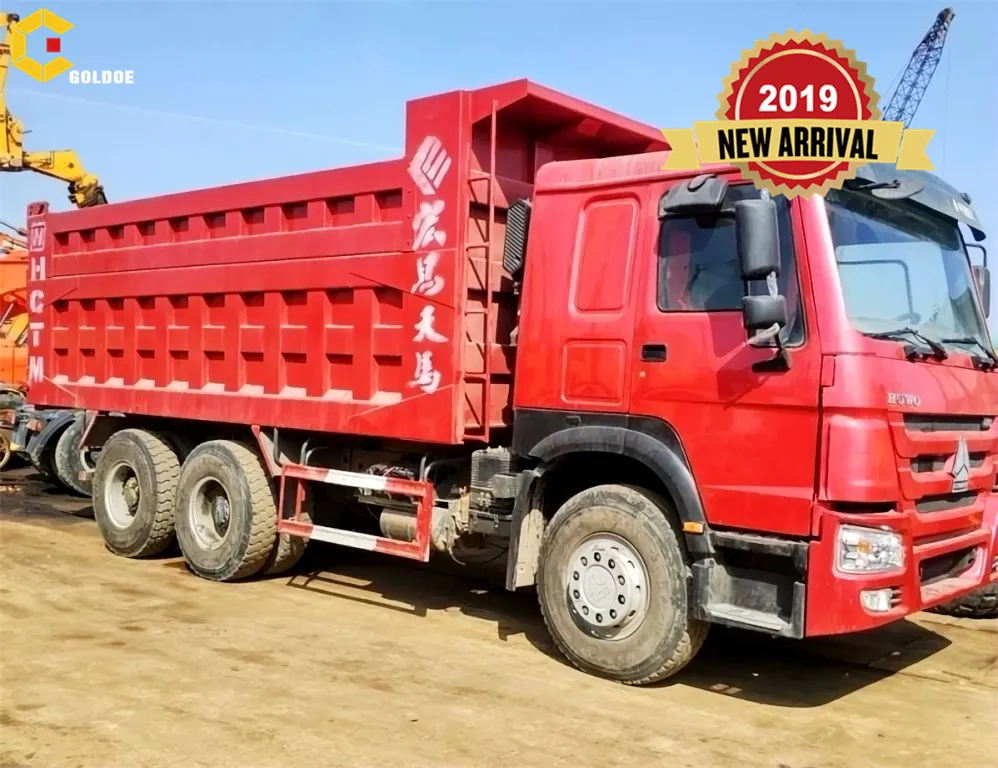 ใช้ Howo 375hp รถแทรกเตอร์รถบรรทุกส่วนลดราคา; Howo Dump รถบรรทุก Sinotruk