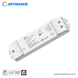 Skydance V3-L rgb светодиодные лампы диммер pwm контроллер постоянного напряжения 3CH, 6A/CH, 12-48V 3x (72-288)W беспроводной пульт дистанционного управления - Product Image 3