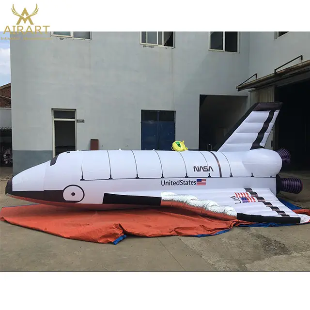 Reklam şişme şişirilebilir uçak modeli, reklam için şişme roket