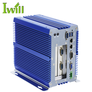 電源入力9V〜36VファンレスデュアルLANミニコンピューターIntelCele-ron3867U組み込み産業用PC、自動販売機用2 PCI付き - Product Image 2