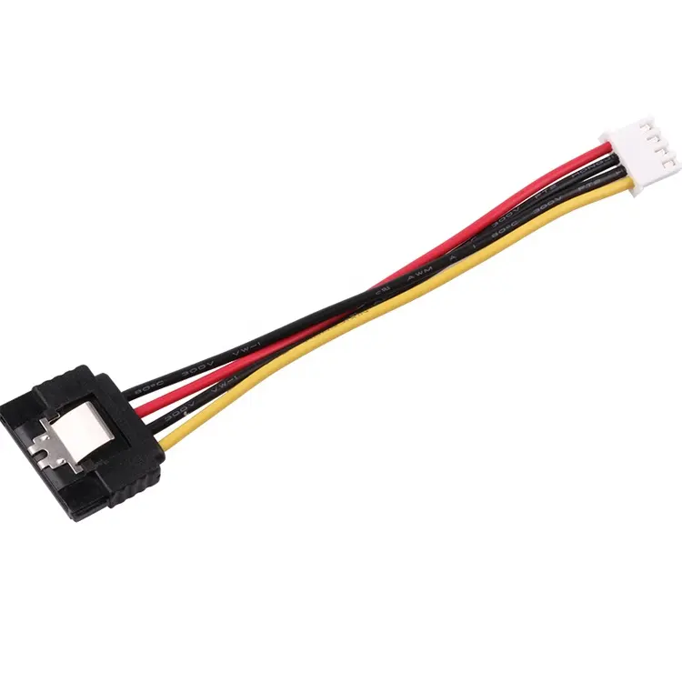 OEM HDD SATA Power 15P Sata、ラッチ付き4P Molex XH 2.5mm PH HSGSATA電源ケーブル