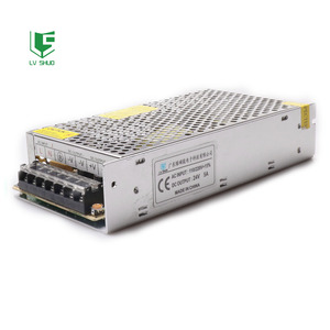 2025热销产品最优惠价格220v ac至24v dc电源通用120W 24V 5A CCTV电源